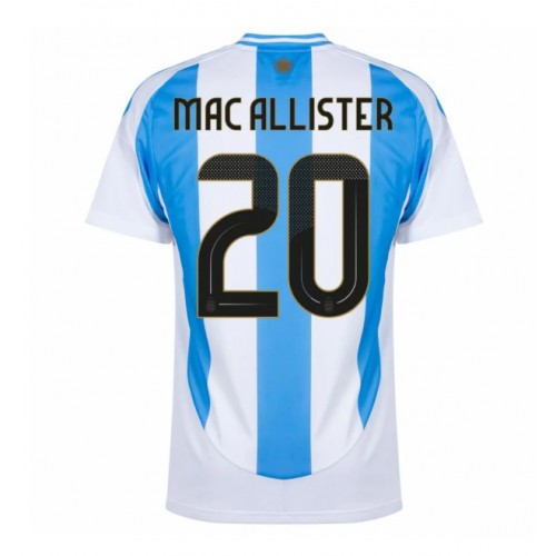 Fotbalové Dres Argentina Alexis Mac Allister #20 Domácí Copa America 2024 Krátký Rukáv